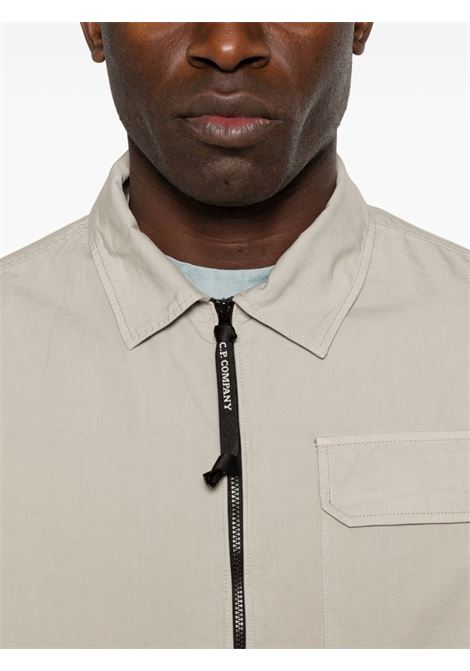 zipped lens overshirt man beige C.P. COMPANY | 20CMOS705A-110143G904